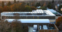 The Stirling Prize winnder Sainsbury Laboratory features Hydrotech MM6125 on its complex roof